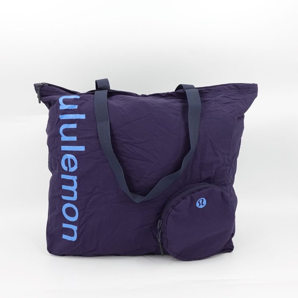 Lululemon Packable Large Tote 30L Night Sea Blue OS - Picture 5 of 16